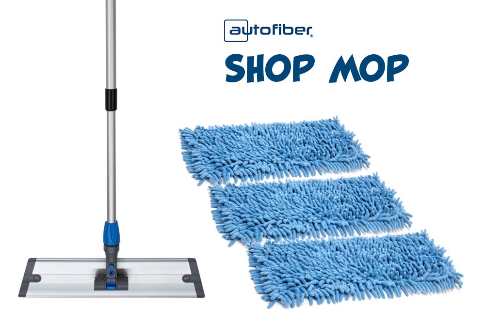  18 Professional Microfiber Mop Floor Cleaning System