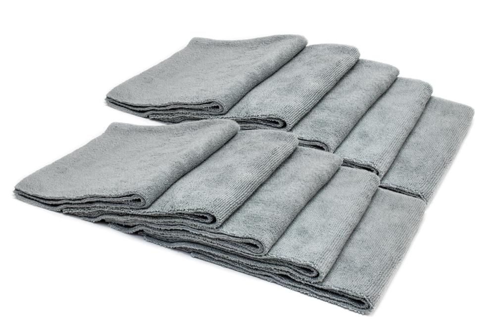 ImportWorx Double Sided Yellow/Gray Coral Fleece Microfiber Towels 16