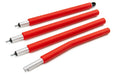 Autofiber Tool Red / 4 sections (72") [Mitt on a Stick] Angle End - Piece Sectional Pole with Full Foam Grip