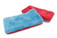 Autofiber Sponge Red/Blue [Double Wide] Extra-Long Microfiber Wash Pad (9"x16") Blue/Gray - 2 pack