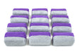 Autofiber Sponge Purple/Gray Mini [Saver Applicator Terry] Microfiber Coating Applicator Sponge with Plastic Barrier  - 12 pack