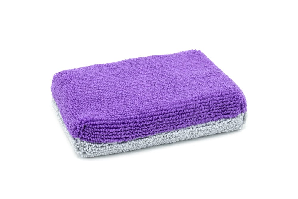 Autofiber Case Sponge Purple/Gray FULL CASE [Saver Applicator Terry] Thin 5"x3.5"x0.75" - 216/case