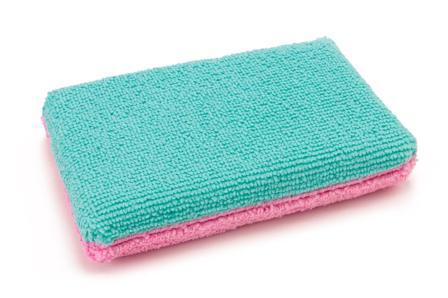 Autofiber Case Sponge Teal/Pink FULL CASE [Saver Applicator Terry] Thin 5"x3.5"x0.75" - 168/case