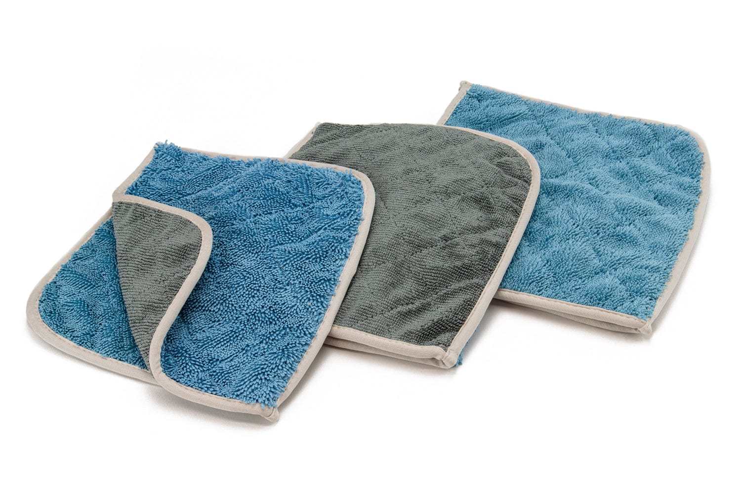 Autofiber Towel Blue [Flip GPT] Glass Perfect Towel (8.5 in. x 8.5 in., 1400 gsm) 3 pack