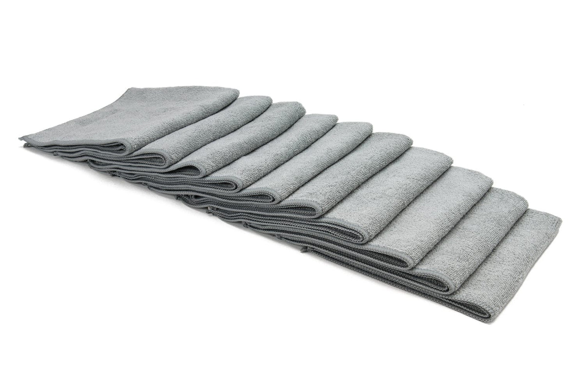 OptiPlus 16 x 16 Microfiber Terry Towels Treated with Silvadur 930  Antimicrobial - Grey