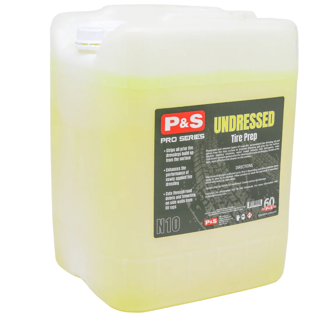 P&S Detail Products Chemical 5 Gallon Undressed Tire Cleaner