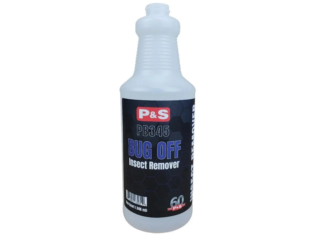 P&S Detail Products Chemical Quart Bottle (empty) Bug Off Insect Remover