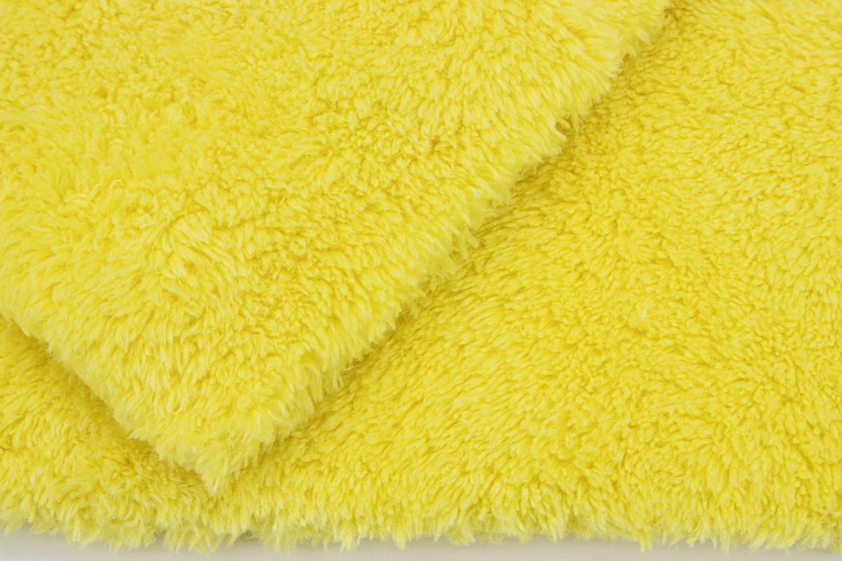 Autofiber Edgeless Dual-Pile 360 Microfiber Towel - Yellow - 16 x 16