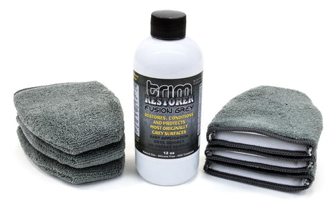 Black Solution Finish Trim Restorer & Microfiber Applicators