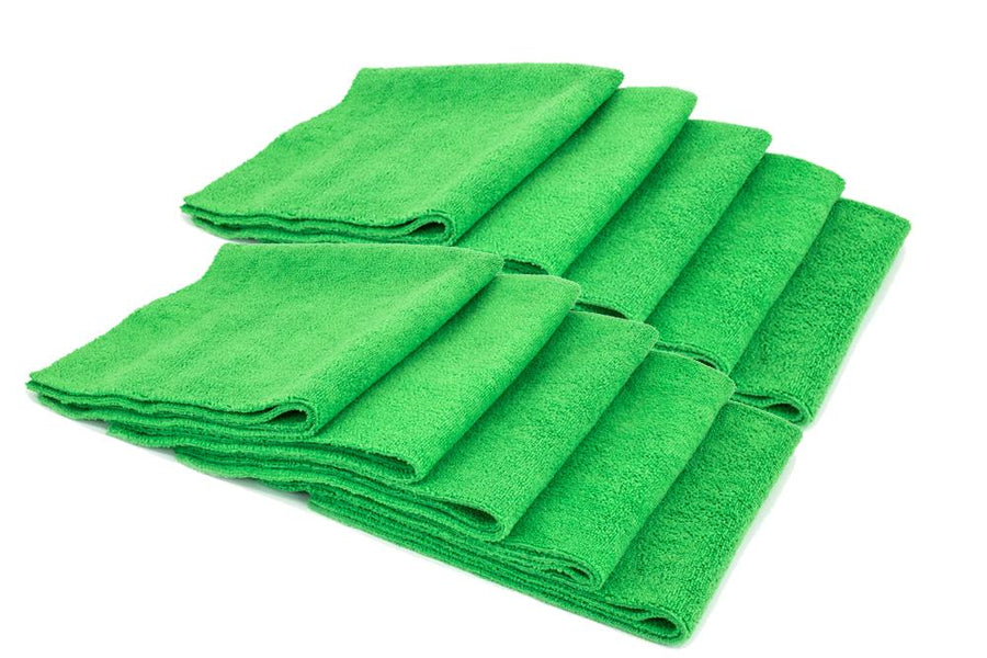 Microfiber Towel for Exterior Green