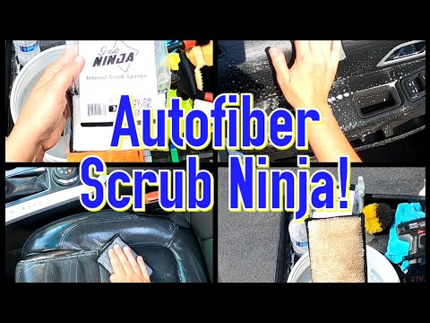 Interior dirt removal with the Scrub Ninja Max from Autofiber!